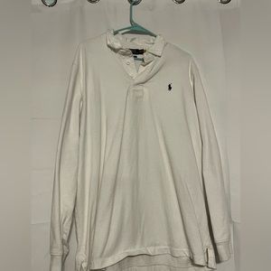 Off white Mens Long sleeved polo shirt